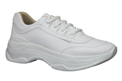 Tenis estilo chunky de moda blancos